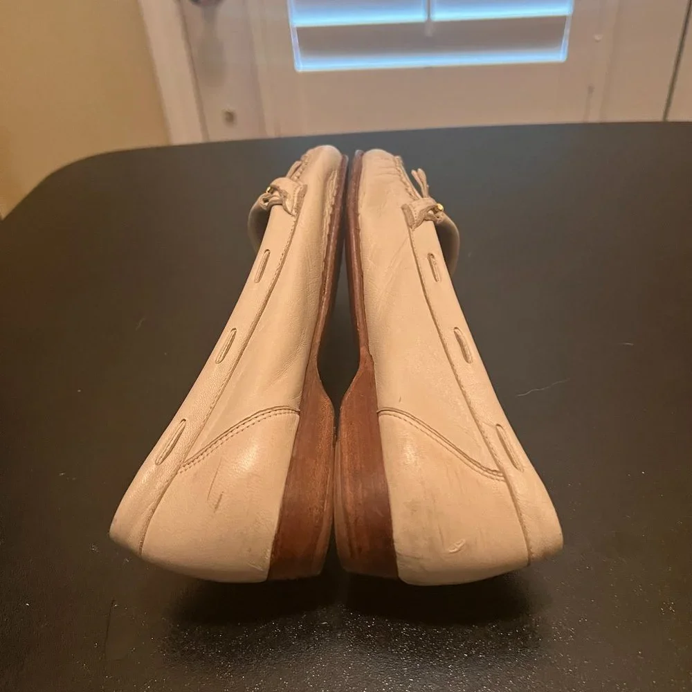 Bally size 7.5 scotty slip on loafers leather horsebit made in Italy